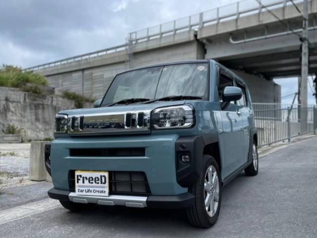沖縄の中古車 ダイハツ タフト 車両価格 141.2万円 リ済込 2021(令和3)年 0.3万km ブルーグレーＩＩ