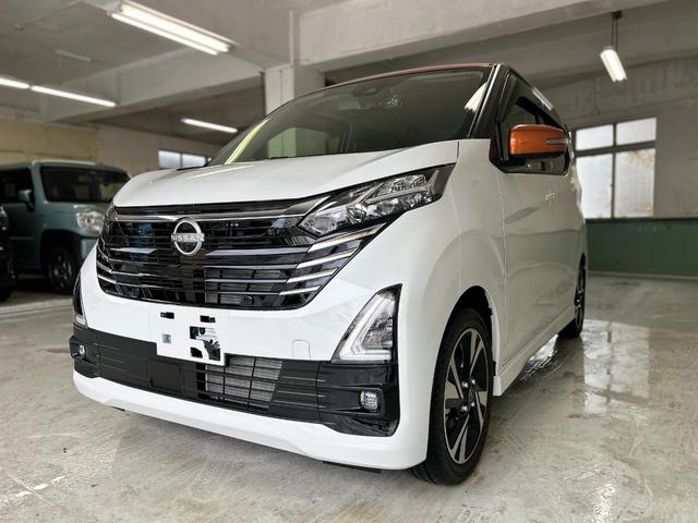 沖縄県の中古車ならデイズ ハイウェイスター　Ｇターボプロパイロットエディション　日産オリジナルナビゲーション・ＥＴＣ・アラウンドビューモニター・バックカメラ・プッシュボタンスタート・ＳＯＳコール・ＬＥＤヘッドランプ・本革ステアリング・電動パーキングブレーキ・ステアリングリモコン