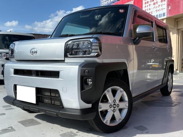 沖縄県の中古車ならタフト Ｇ　ブルートゥース対応・ワンセグＴＶ・ＣＤ／バックカメラ／ドライブレコーダー前後／ステアリングリモコン／プッシュボタンスタート／本革巻ステアリング