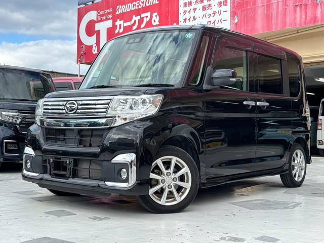 沖縄県の中古車ならタント カスタムＸ　トップエディションＶＳ　ＳＡＩＩＩ　プッシュスタート／パワーステアリング／パワーウィンドウ／ＥＴＣ／ドライブレコーダー／バックカメラ／フルセグＴＶナビ／Ｂｌｕｅｔｏｏｔｈ装備