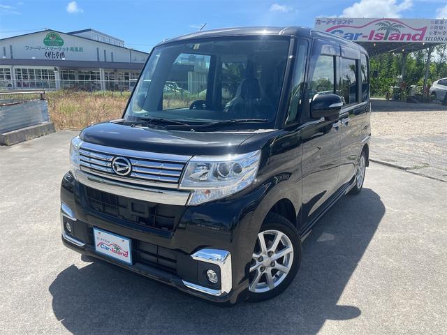 沖縄県の中古車ならタント カスタムＸ　左電動スライドドア　フルセグＴＶ／外部音楽接続　ＥＴＣ付　スマートキー２個