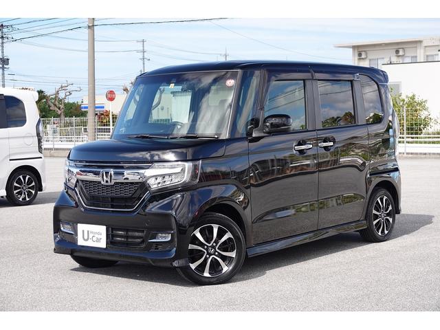 沖縄の中古車 ホンダ Ｎ－ＢＯＸカスタム 支払総額 119.5万円 リ済込 2019(平成31)年 4.9万km クリスタルブラック・パール