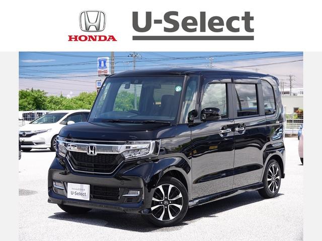 沖縄県の中古車ならＮ－ＢＯＸカスタム Ｇ・Ｌホンダセンシング　純正ナビ　ドラレコ　スマートキー、ＥＴＣ、リアカメラ、カーナビ、オーディオＣＤ、ＴＶ、フロアマット、ドアバイザー　防錆済　ＡＣ　アイドルストップ　ＤＶＤ再生可　スマートキーシステム　オートクルーズ