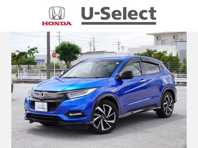 沖縄県の中古車ならヴェゼル ＲＳ・ホンダセンシング　純正ナビ　ドラレコ　スマートキー、ＥＴＣ、リアカメラ、カーナビ、オーディオＣＤ、ＴＶ、フロアマット、ドアバイザー　防錆済　スマキー　Ｗエアバッグ　サイドＳＲＳ　シートＨ　ドライブレコーダー装着車