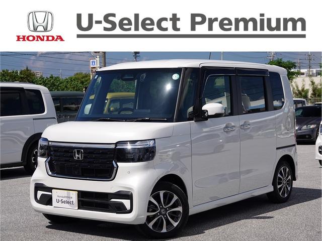 沖縄県の中古車ならＮ－ＢＯＸカスタム ベースグレード　純正ナビ　ドラレコ前　スマートキー、ＥＴＣ、アルミホイール、リアカメラ、カーナビ、ＴＶ、フロアマット、ドアバイザー、リアシートスライド、あんしんパッケージ　防錆済　ＵＳＢ接続　Ｄレコ　オートエアコン