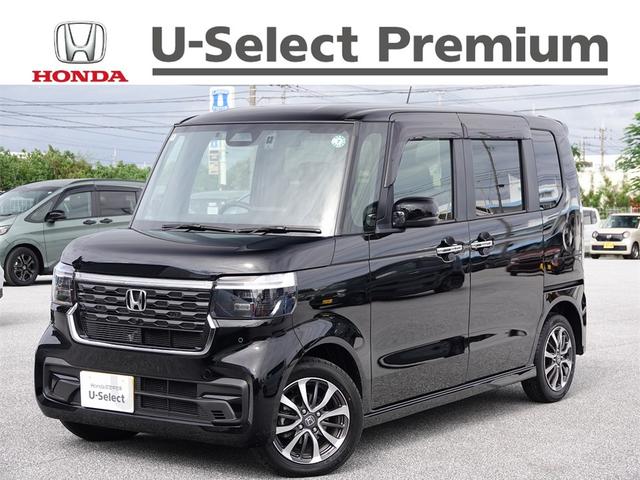 N−BOXカスタム(ホンダ) コーディネートスタイル 純正ナビ ドラレコ前 スマートキー、ETC、アルミホイール、リアカメラ、カーナビ、フロアマット、ドアバイザー、リアシートスライド、あんしんパッケージ 防錆済 オートクルーズ シートヒータ LED 中古車画像