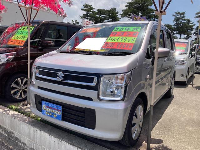 沖縄県の中古車ならワゴンＲ ハイブリッドＦＸ　ナビ　テレビ　スマートキー　プッシュスタート　ドライブレコーダー　ＥＴＣ