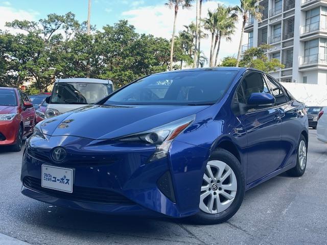 沖縄県の中古車ならプリウス Ｓ　社外ナビ　バックカメラ　ドライブレコーダー　クルーズコントロール　オートハイビーム　スペアキー　ＬＥＤライト