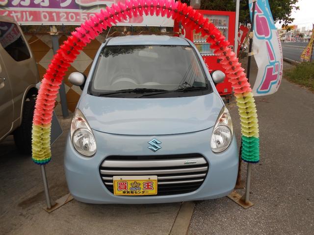 沖縄の中古車 スズキ アルトエコ 車両価格 48万円 リ済別 2013(平成25)年 9.1万km ライトブルー