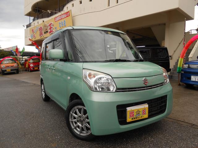 沖縄県中頭郡北谷町の中古車ならスペーシア Ｘ　ワンオーナー車　スマートキー　プッシュスタート　電格ミラー　ＬＥＤテール　両側パワースライドドア　後列ドアサンシェード　アイドリングストップ　レーダーブレーキサポート　タイミングチェーン