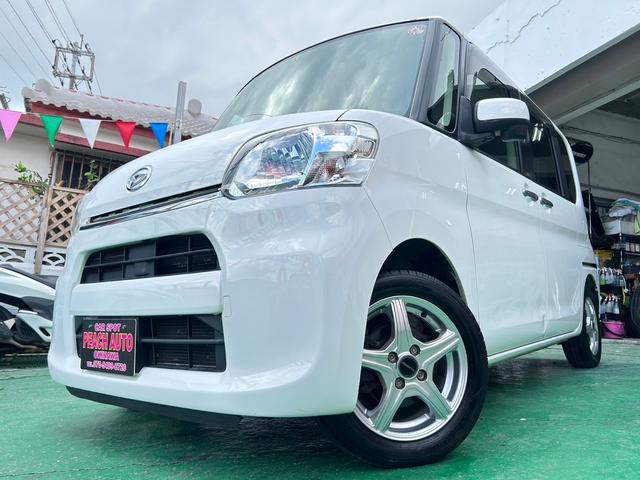 沖縄県の中古車ならタント Ｌ　アイドリングストップ　両側スライドドア　ＴＶ　ナビ　ＣＤ　スローパー　本土車　内地車両　禁煙車　介護車　スロープ