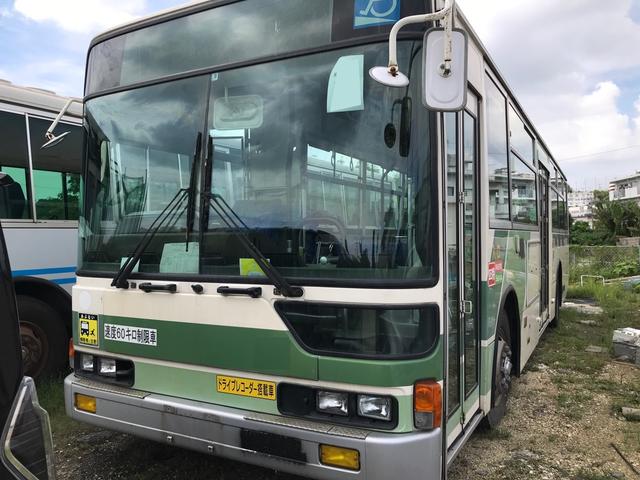 沖縄県の中古車なら三菱ふそう 　エアロスター　７７人乗り　後方扉