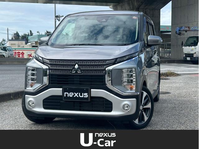 沖縄県の中古車ならｅＫクロス Ｇ　アイドリングストップ、スマートキー、プッシュスタート、衝突被害軽減ブレーキ、タッチパネル式オートエアコン、シートヒーター、ナビ、ＣＤ、Ｂｌｕｅｔｏｏｔｈ、バックカメラ、ＥＴＣ