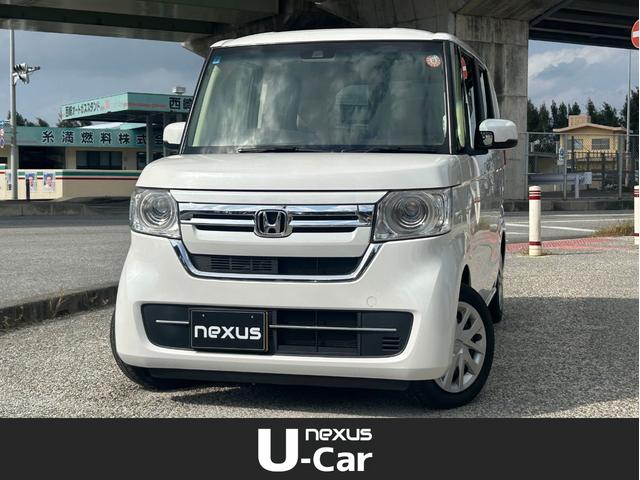沖縄県の中古車ならＮ－ＢＯＸ Ｌ　禁煙車、ナビＴＶ、ＣＤ、ＤＶＤ、Ｂｌｕｅｔｏｏｔｈ、バックカメラ、レーダークルーズコントロール、車線逸脱警報装置、ＬＥＤヘッドライト、スマートキー