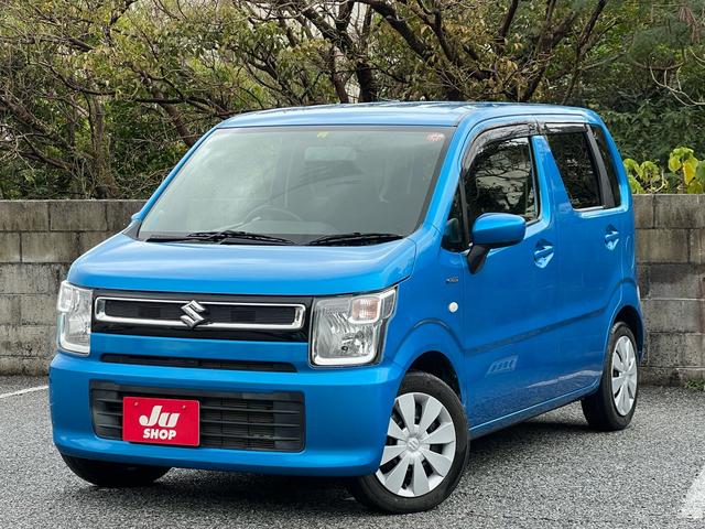 沖縄の中古車 スズキ ワゴンＲ 支払総額 72万円 リ済込 2018(平成30)年 4.6万km ブリスクブルーメタリック