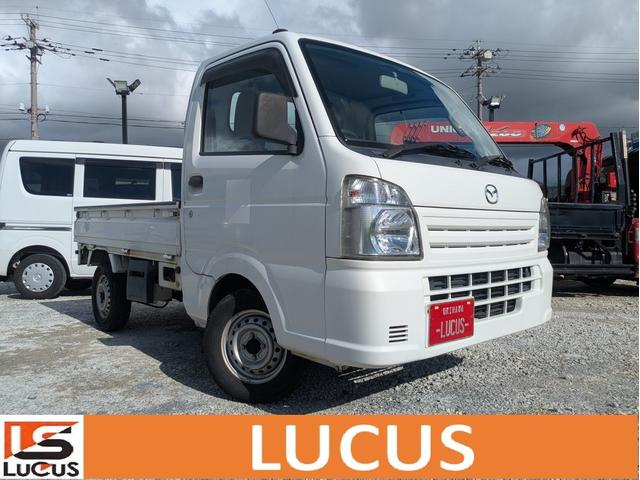 沖縄県の中古車ならスクラムトラック 　内地中古　ガソリン　５速ＭＴ　ＦＭラジオ　ヘッドライトレベライザー　サイドバイザー　新品ワイパーゴム交換　オイル交換