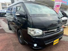 ハイエースバン ロングワイドスーパーGL ・Bluetoothオーディオ・フルセグTV・バックカメラ・ETC・コーナーセンサー・社外ナビ・社外テールレンズ・社外アルミホイール・社外ボンネット・リアクーラー・両側スライドドア・社外ステアリング 中古車画像