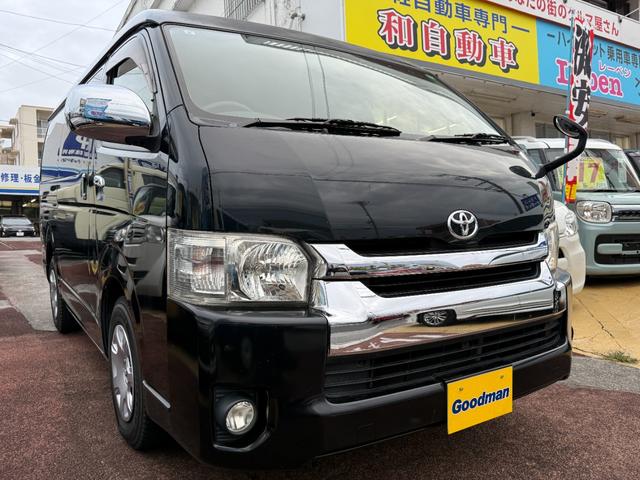 ガソリン車のハイエースワイド入庫しました！ ・車検整備＋諸費用＝全て込みこみ！修復歴なしのスーパーＧＬ！！