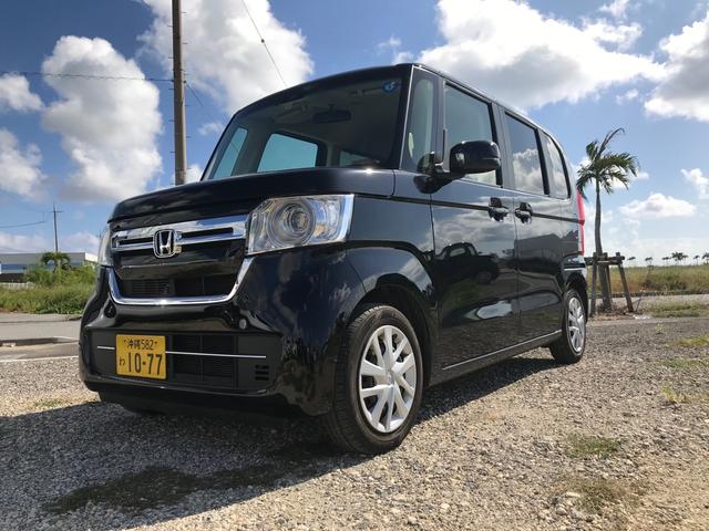 沖縄の中古車 ホンダ Ｎ－ＢＯＸ 車両価格 137万円 リ済込 2021(令和3)年 1.7万km ブラック