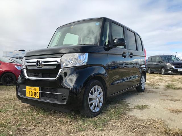 沖縄の中古車 ホンダ Ｎ－ＢＯＸ 車両価格 137万円 リ済込 2021(令和3)年 1.6万km ブラック
