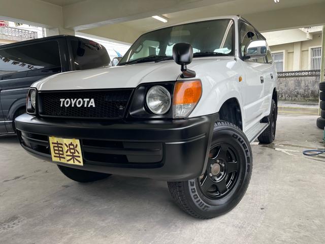 沖縄の中古車 トヨタ ランドクルーザープラド 車両価格 ASK リ済込 1999(平成11)年 17.4万km ホワイトＩＩ