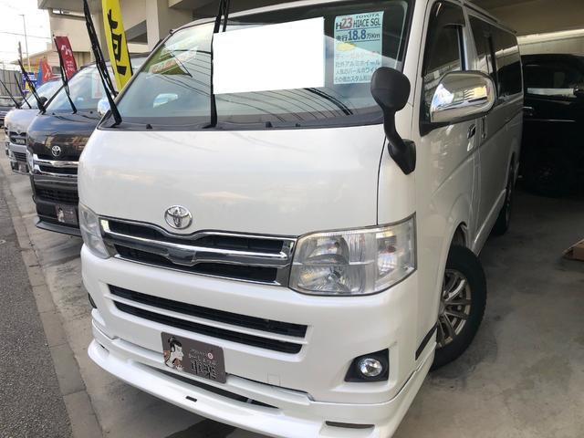 沖縄県の中古車ならハイエースバン ロングスーパーＧＬ　バックカメラ／ドラレコ／ＥＴＣ／新品バッテリー