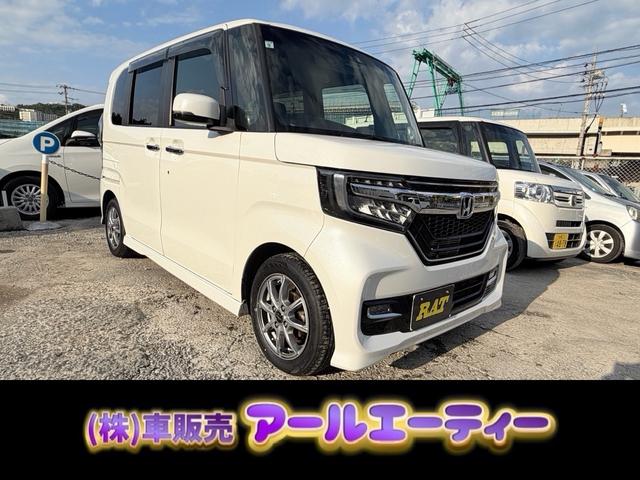 Ｎ−ＢＯＸカスタム(ホンダ) Ｇ・Ｌホンダセンシング　本土車両　ナビ　フルセグ　ＡＭ　ＦＭ　Ｂｌｕｅｔｏｏｔｈ接続　ディスク　左側パワースライドドア 中古車画像