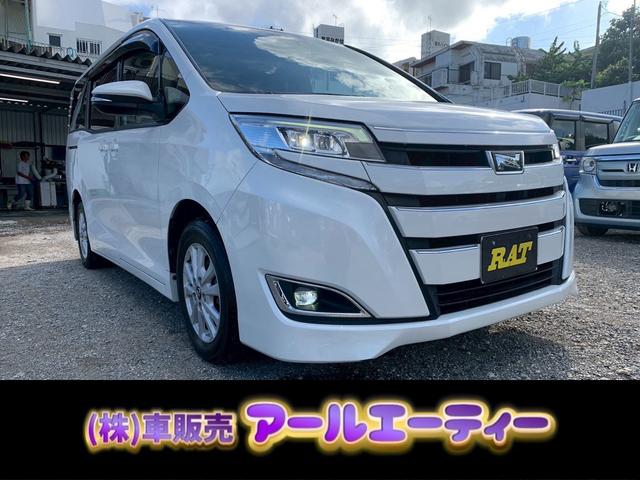 ノア(トヨタ) Ｇ　本土車両　一年保証　ナビ　ＴＶ　Ｂｌｕｅｔｏｏｔｈ　ＡＭ　ＦＭ　ラジオ　ＣＤ　ＥＴＣ　バックカメラ　スマートキー　プッシュスタート　両側自動パワースライドドア　ステアリングスイッチ 中古車画像