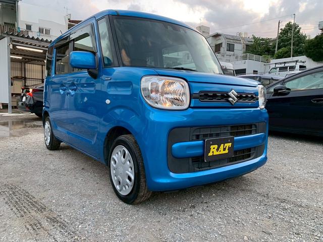 沖縄県島尻郡南風原町の中古車ならスペーシア ハイブリッドＧ　本土車両　ナビ　ワンセグＴＶ　Ｂｌｕｅｔｏｏｔｈ　バックカメラ　スマートキー二個　プシュスタート　両側スライドドア