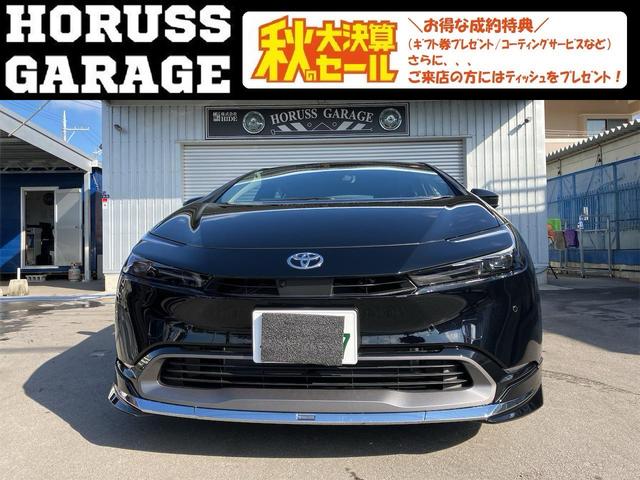 沖縄市 ＨＯＲＵＳＳ　ＧＡＲＡＧＥ（ホルスガレージ） トヨタ プリウス Ｚ　モデリスタエアロ　１９インチアルミ ブラックＭ 20km 2023(令和5)年