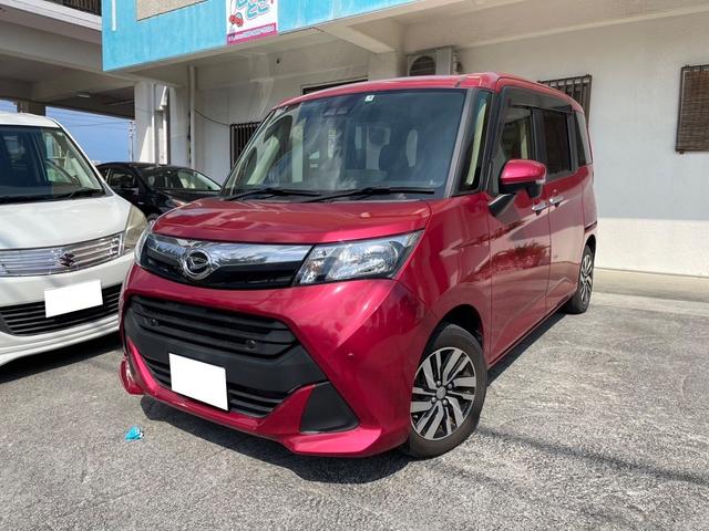 沖縄県沖縄市の中古車ならトール Ｇ　ＳＡＩＩＩ　２年保証　ワンオーナー　両側パワースライドドア　バックカメラ　スマートキー　クリアランスソナー　オートエアコン　５人乗り　純正アルミホイール　ウィンカーミラー　クールーズコントロール　プッシュスタート