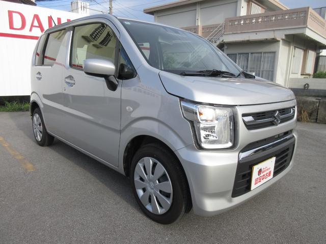 沖縄県の中古車ならワゴンＲ ＦＸ　令和６年式・走行５９００Ｋｍ・踏み間違い防止機能・スマートキー・プッシュスタート・ベンチシート・傘立て・
