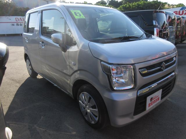 ワゴンＲ(スズキ) ＦＸ　令和６年式・走行１１１００Ｋｍ・踏み間違い防止機能・スマートキー・プッシュスタート・ベンチシート・傘立て・ 中古車画像