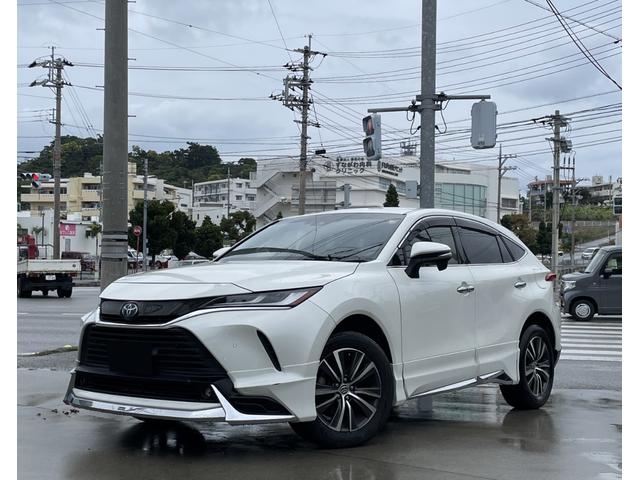 沖縄県うるま市の中古車ならハリアーハイブリッド Ｇ　ハイブリット車・モデリスタエアロ・純正ナビ・バックカメラ・デジタルインナーミラー・Ｂｌｕｅｔｏｏｔｈ・運転席パワーシート・ハーフレザーシート・パワーゲート・２年保証対象車