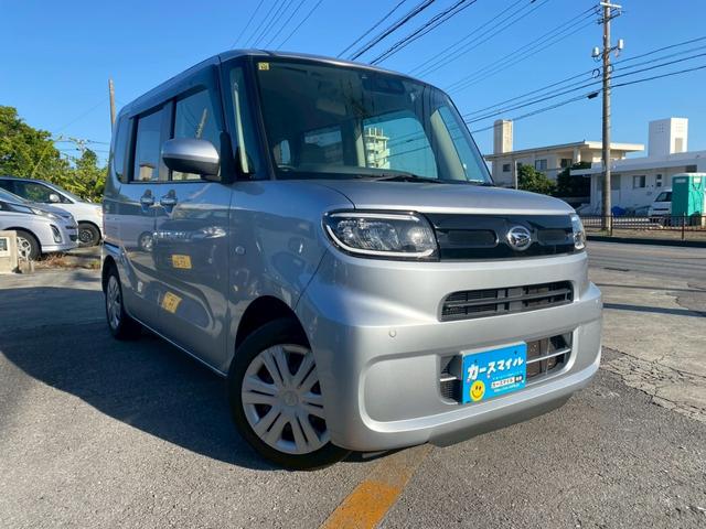 沖縄県の中古車ならタント Ｘ　☆１年保証付き☆スマートアシスト☆ナビ☆Ｂｌｕｅｔｏｏｔｈ☆バックカメラ☆片側電動スライドドア☆運転席ロングスライド☆障害物センサー☆ＥＴＣ☆スマートキー☆プッシュスタート