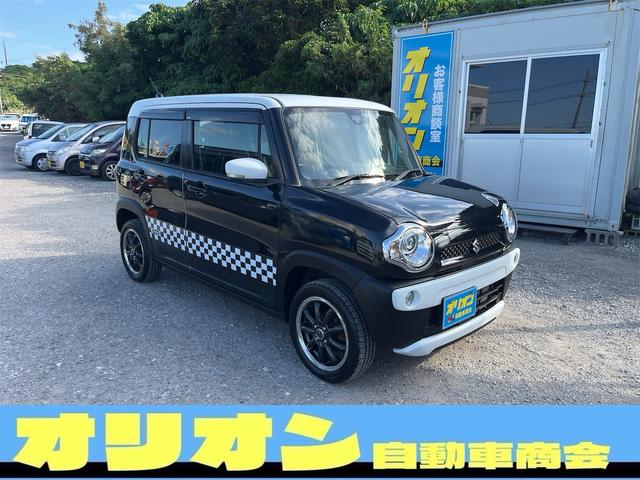 沖縄県糸満市の中古車ならハスラー Ｊスタイル　一年保証　スマートキー　プッシュスタート　フルセグＴＶ　ナビ　バックカメラ　衝突軽減装置　社外アルミ　アイドリングストップ　ＥＴＣ　Ｂｌｕｅｔｏｏｔｈ　エンジンオイル・バッテリー・ワイパーゴム新品