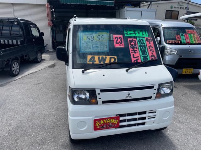 沖縄県の中古車ならミニキャブトラック 　エアコン　パワステ　パートタイム４ＷＤ　荷台防塵防錆塗装済み