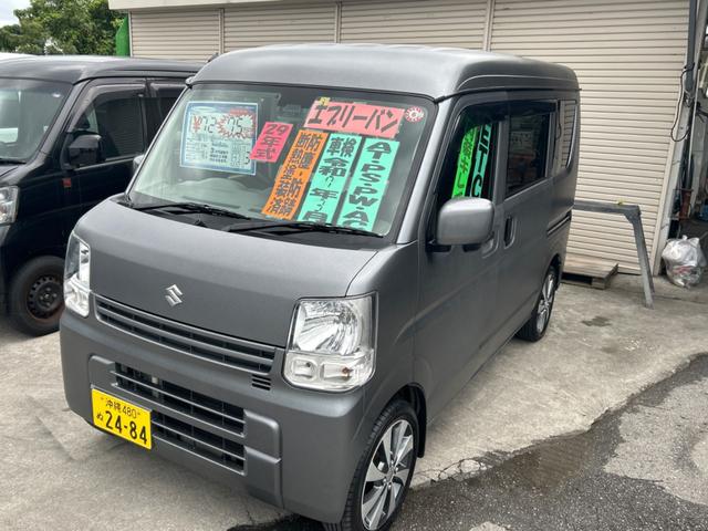 沖縄県沖縄市の中古車ならエブリイ 　ＡＴ　オートマ　ＰＳ　パワステ　ＰＷ　パワーウィンドー　ＥＴＣ　５ドア　　　　　　　　ナプター艶消しガンメタオールペン　ラプター塗装