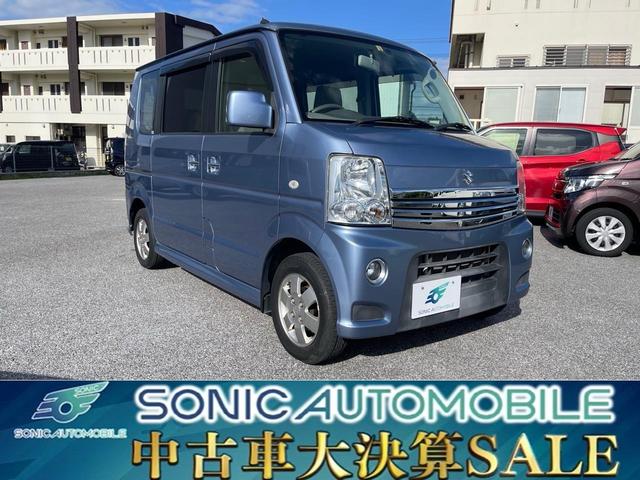 沖縄県の中古車ならエブリイ 　ＰＺターボ　ＥＴＣ　左側パワースライドドア　オーディオ