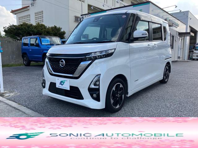 沖縄県の中古車ならルークス ハイウェイスター　Ｘ　ワンセグナビ　ＥＴＣ　ＬＥＤヘッドライト　パワースライドドア　クリアランスソナー　バックカメラ　全周囲カメラ　ベンチシート　Ｂｌｕｅｔｏｏｔｈ　アイドリングストップ