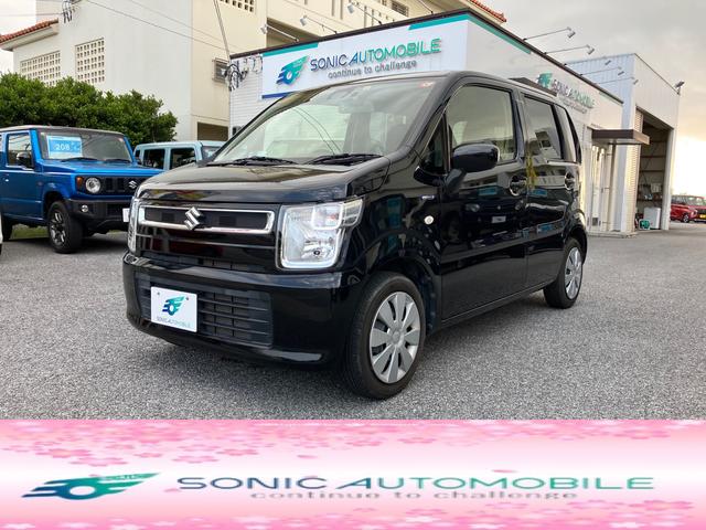 沖縄の中古車 スズキ ワゴンＲ 支払総額 89万円 リ済込 2020(令和2)年 5.2万km ブラックＭ