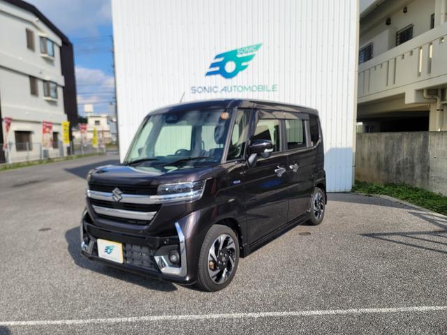 スペーシアカスタム(スズキ) ハイブリッドＸＳ　純正８インチフルセグナビ　ＤＶＤ　ＣＤ　ＳＤ　Ｂｌｕｅｔｏｏｔｈ　バックカメラ　純正ナビ連動ドラレコ（前後）　プッシュスタート　スリムサーキュレーター　両側パワースライドドア 中古車画像