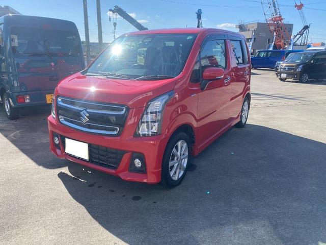 沖縄県の中古車ならワゴンＲスティングレー ハイブリッドＸ　バックカメラ／アイドルストップ／ベンチシート／スマ－トキ－／ＬＥＤ／ナビフルセグＴＶ／キーフリー／両席エアバック／盗難防止システム／ＡＡＣ／