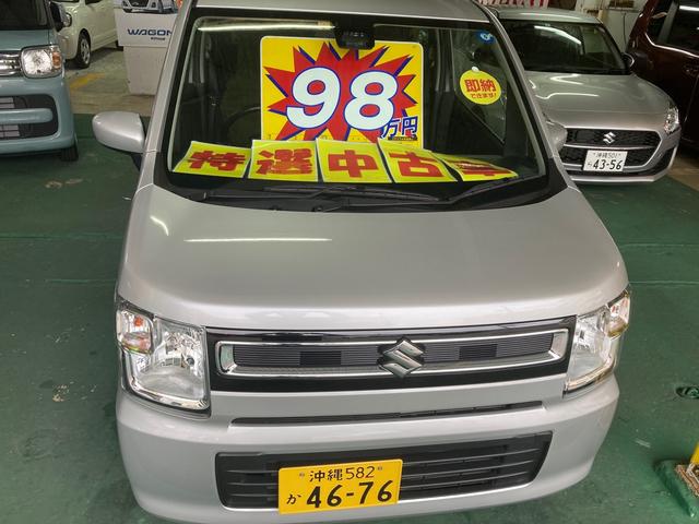 沖縄の中古車 スズキ ワゴンＲ 車両価格 96万円 リ済別 2021(令和3)年 0.4万km シルバー