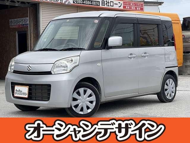 沖縄県豊見城市の中古車ならスペーシア Ｘ　ＨＤＤナビ　バックカメラ　スライドドア　キーレスエントリー　プッシュスタート　盗難防止システム　衝突安全ボディ　運転席エアバッグ　助手席エアバッグ　ＡＢＳ