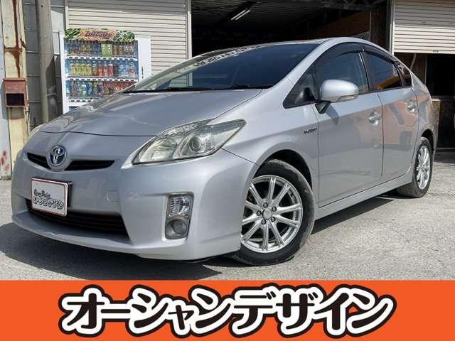 沖縄県の中古車ならプリウス Ｓ　社外アルミホイール　盗難防止システム　衝突安全ボディ　ＥＴＣ　　ナビ　プッシュスタートキー　キーレス　ハイブリット車　自社ローン対応