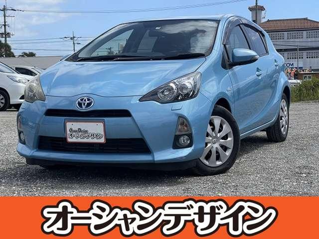 沖縄県豊見城市の中古車ならアクア Ｇ　ＨＤＤナビ　フルセグ　キーレスエントリー　ＥＴＣ　衝突安全ボディ　運転席エアバッグ　助手席エアバッグ　ＡＢＳ　ＥＳＣ　エアコン　パワーステアリング　自社ローン対応