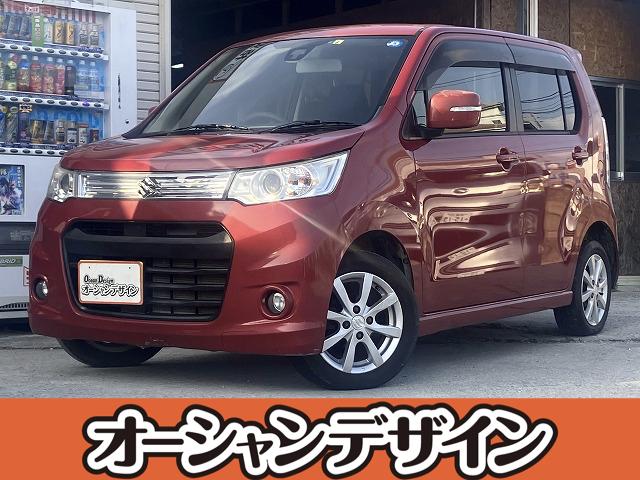 沖縄県豊見城市の中古車ならワゴンＲスティングレー 　盗難防止システム　衝突安全ボディ　ＡＢＳ　エアコン　パアワーステアリング　パワーウィンドウ　プッシュスタート　キーレスエントリー　スマートキー　フルセグ　ＣＤレコーダー　バックカメラ　アルミホイール