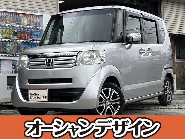 沖縄県の中古車ならＮ－ＢＯＸ Ｇ　ＳＳパッケージ　特別仕様車　スマートキー　キーレスエントリー　盗難防止システム　衝突安全ボディ　ＥＴＣ　ＡＢＳ　ＥＳＣ　バイザー　マッドガード　シガーソケット