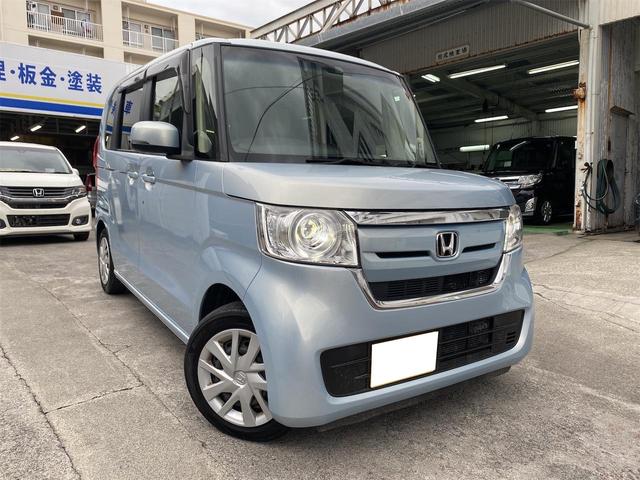 沖縄県宜野湾市の中古車ならＮ－ＢＯＸ Ｇ・Ｌホンダセンシング　ワンオーナー　フルセグナビ　Ｂｌｕｅｔｏｏｔｈ　バックカメラ　ＥＴＣ　片側パワースライドドア　衝突軽減ブレーキ　クルーズコントロール　ＬＥＤヘッドライト　スマートキー　プッシュスタート　レーンアシスト